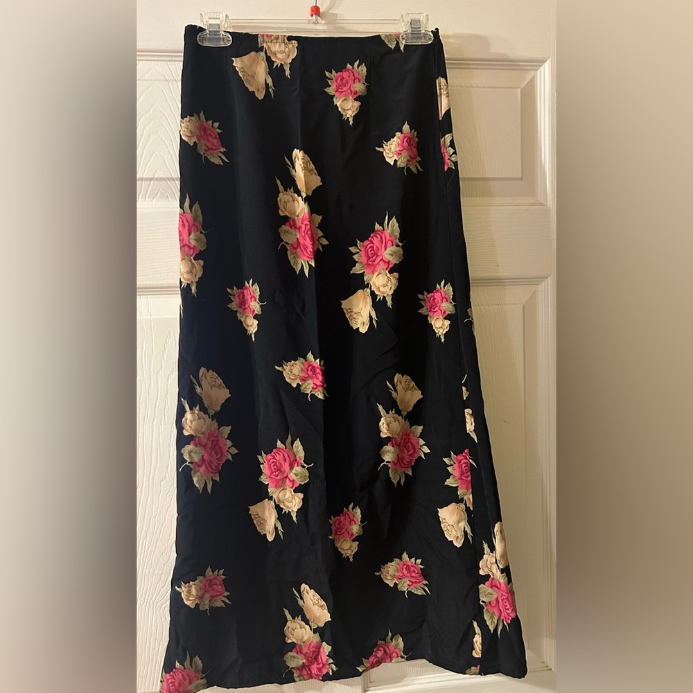 Vintage Ann Mali Floral Skirt size s